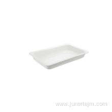 Rectangular Bright White Porcelain Food Pans